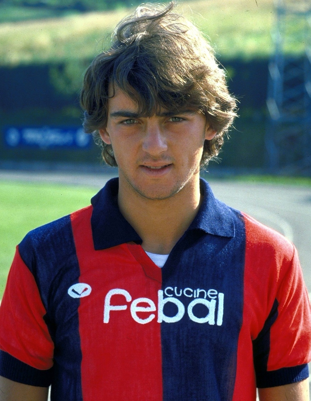روبرتو مانچینی سرمربی کنونی منچسترسیتی (سال 1982 در تیم بولونیا  - 17 ساله) - Roberto Mancini
