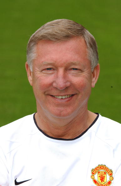A pre season portrait of Sir Alex Ferguson of Manchester United 2002-03