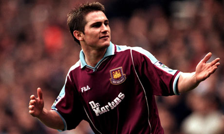 فرانک لمپارد 22 ساله (سال 2000 در تیم وستهام) - Frank Lampard