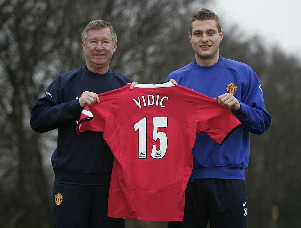 Sir Alex Ferguson & Nemanja Vidić - January 2006