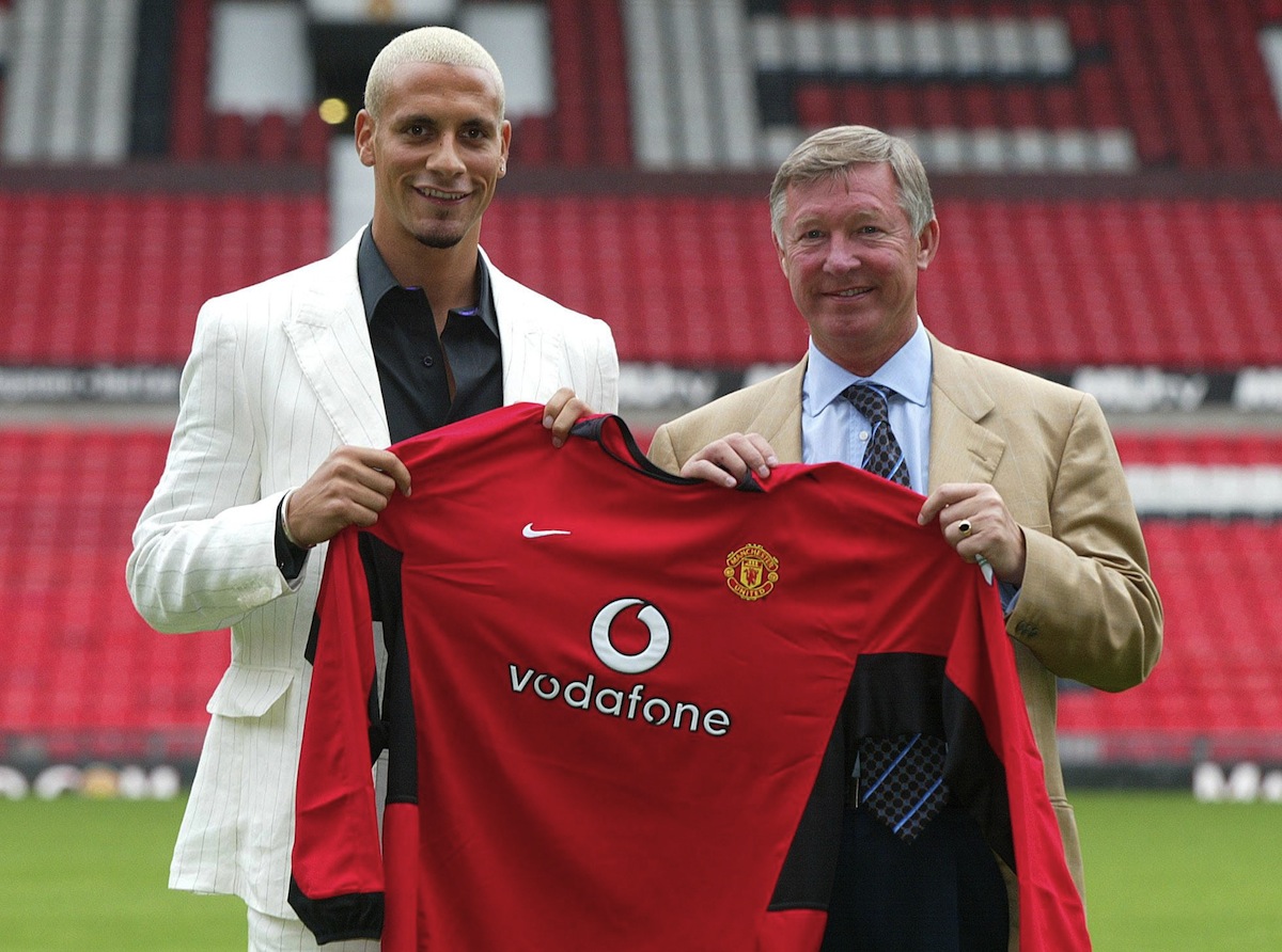 Sir Alex Ferguson & Rio Ferdinand - July 2002