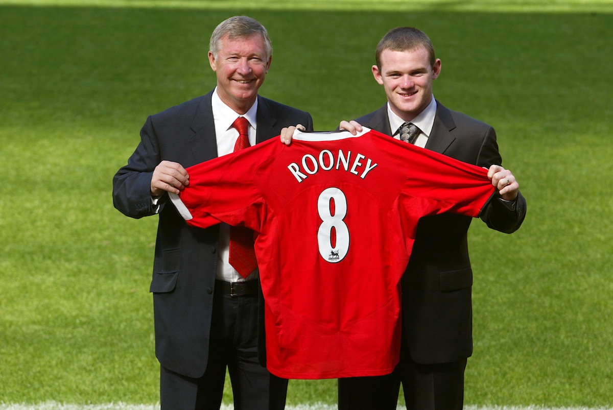 Sir Alex Ferguson & Wayne Rooney - August 2004