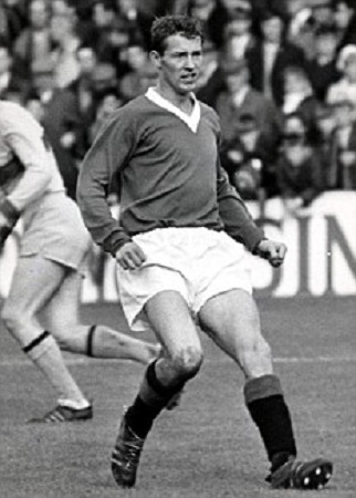 Sir Alex Ferguson. Ferguson playing for Glasgow Rangers in 1969