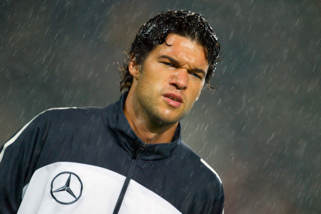 Soccer Qualifying Round Euro 2004 - Germany vs Scotland. Michael Ballack (Germany).