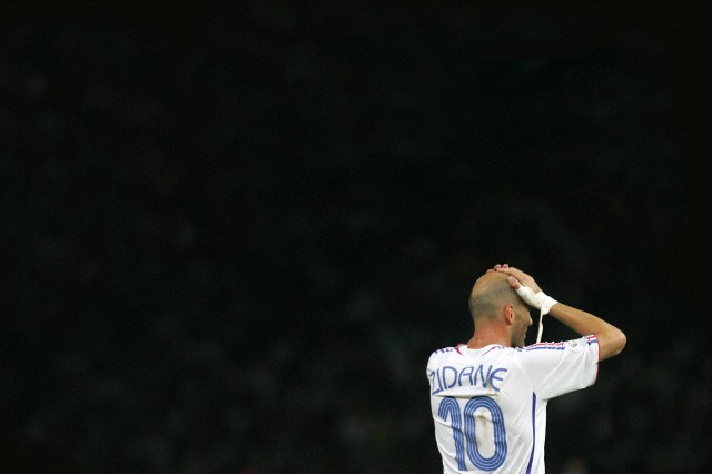 Zinedine Zidane Weltmeisterschaftsfinale WM Finale Italien - 2006 FIFA world cup football in germany 2006 WM