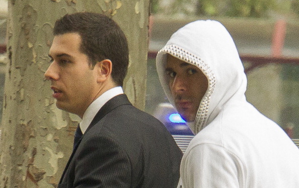 کریم بنزما در دادگاه مادرید (عکس)