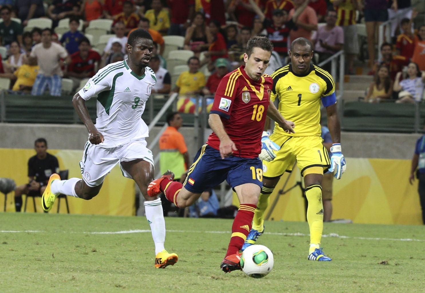 جام کنفدراسیون ها؛ اسپانیا 3 - 0 نیجریه؛ شب رؤیایی آلبا