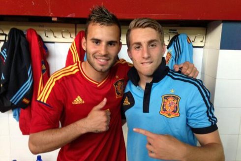 Jese Rodriguez and Gerard Deulofeu