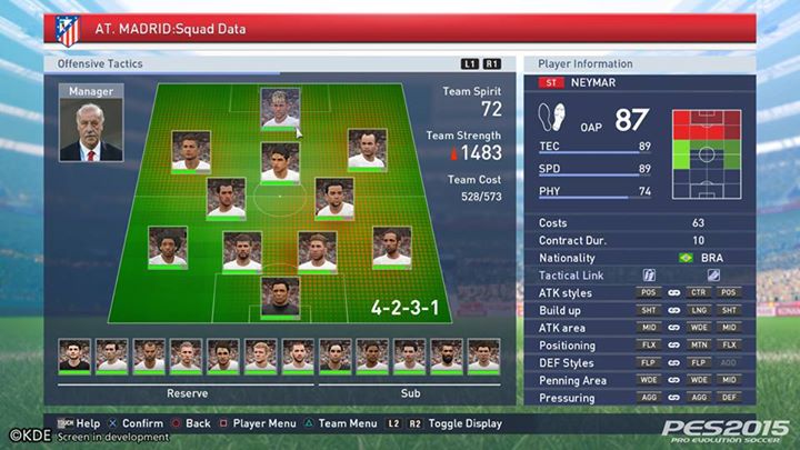 اسکرین شات دیگری از PES 2015