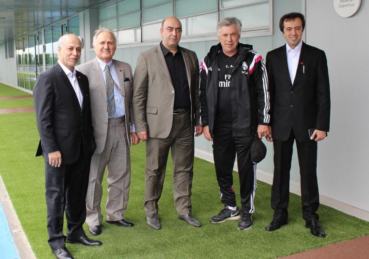 گزارش تصویری از حضور مسئولان پرسپولیس در باشگاه رئال مادرید