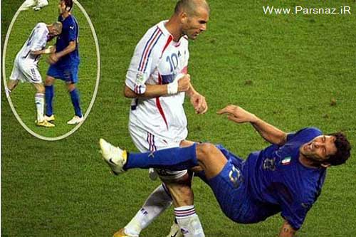 ضربه سر زیدان به سینه ماتاراتزی