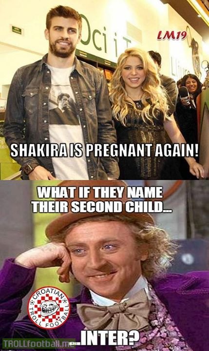 SHAKIRA AND PIQUE &INTER OR JUVE