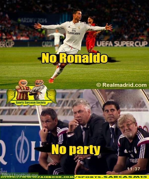 NO RONALDO  NO PARTY