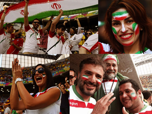 تماشاگران باحال ایرانی