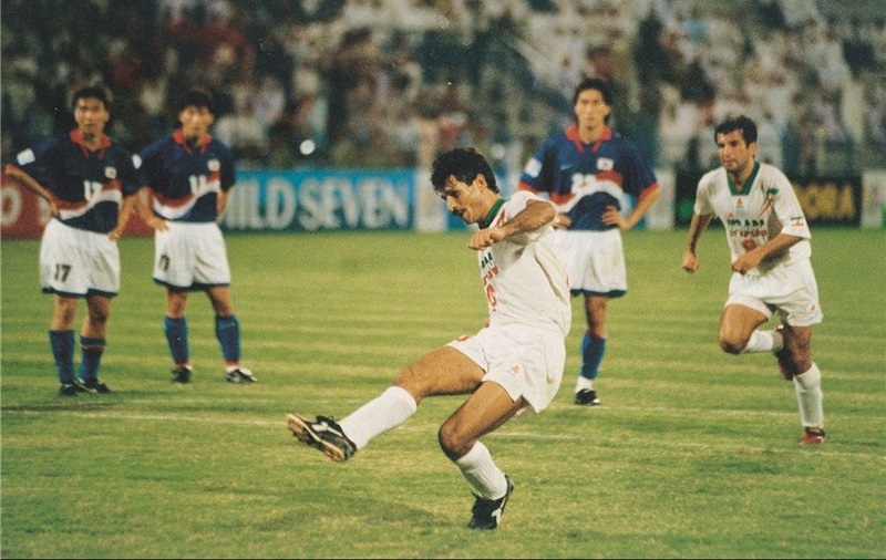 علی دایی - جام ملت های 1996 آسیا - فوتبال آسیا - ایران 6 کره جنوبی 2 - پنالتی 