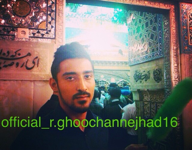 قوچان نژاد در مراسم عزاداری امام حسین (ع) + عکس