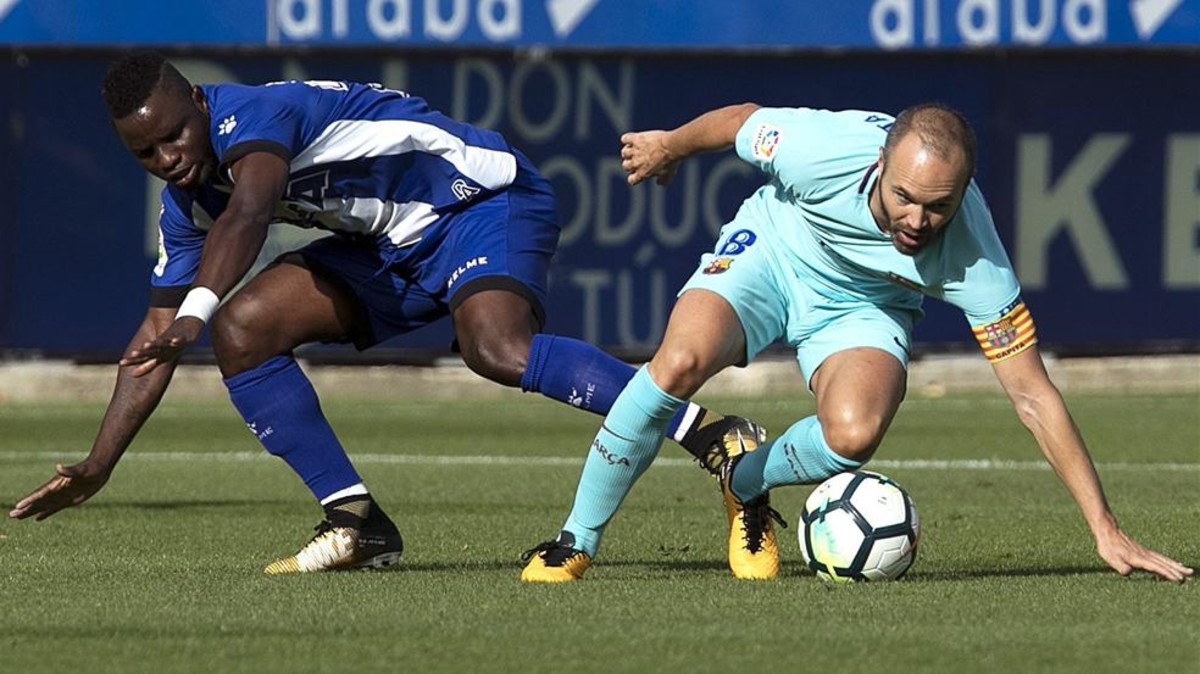 بارسلونا - آلاوز - لالیگا - Andres Iniesta - FC Barcelona - Alaves - La Liga