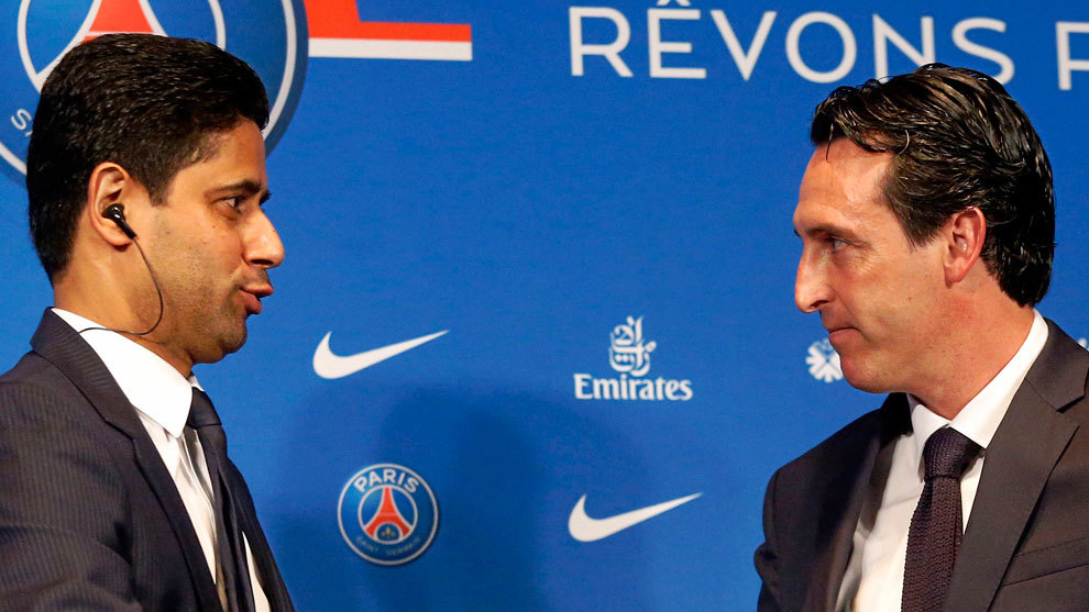 پاری سن ژرمن - لوشامپیونه  - Unai Emery - Nasser Al-Khelaïfi - Paris Saint Germain