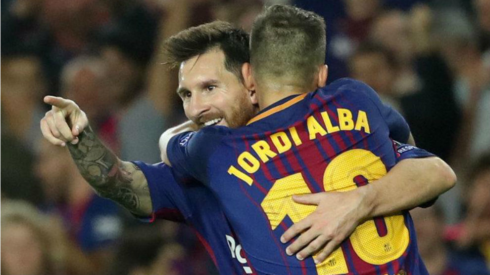 بارسلونا - لیگ قهرمانان اروپا - Lionel Messi - Jordi Alba  - FC Barcelona