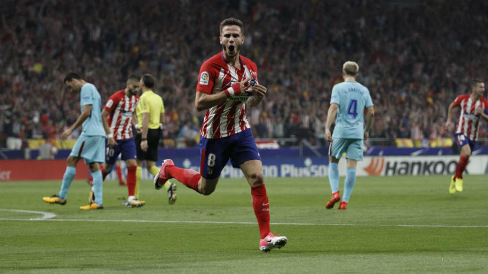 Atletico Madrid - FC Barcelona - La Liga - لالیگا - Saul Niguez