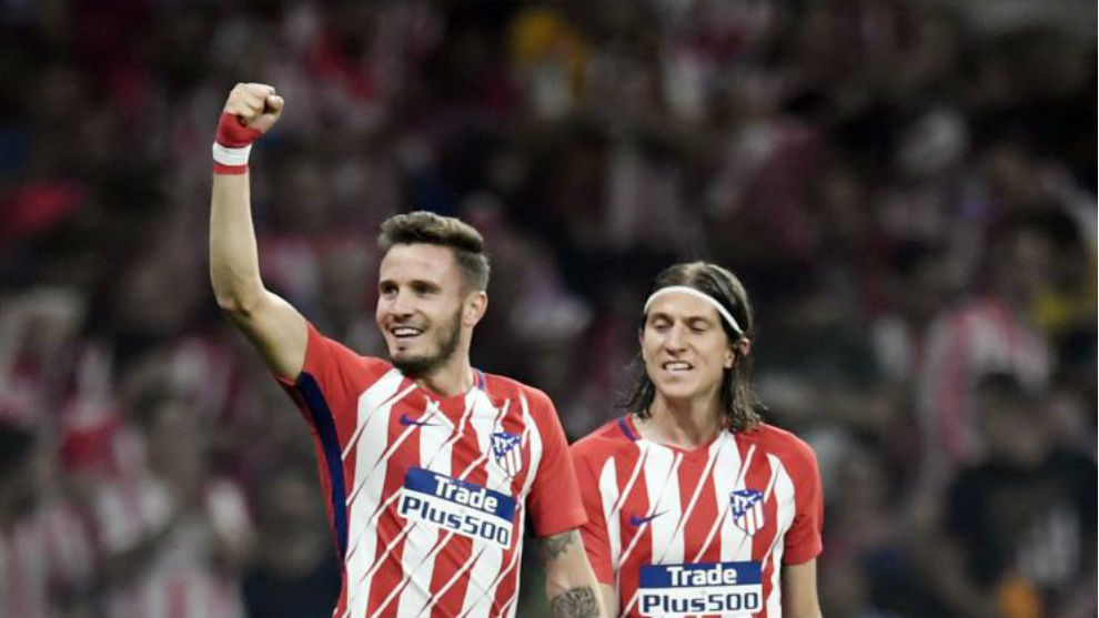 اتلتیکو مادرید - لالیگا - Atletico de madrid - Filipe Luís - Saul Niguez