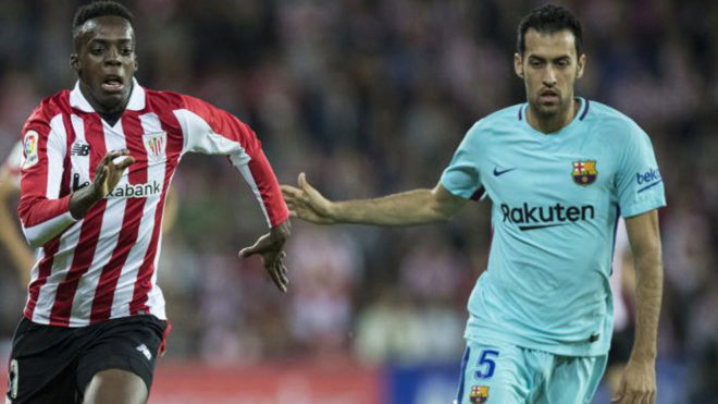 FC Barcelona - Atheletic Club - لالیگا - بارسلونا - اتلتیک بیلبائو - Sergio Busquets - Iñaki Williams