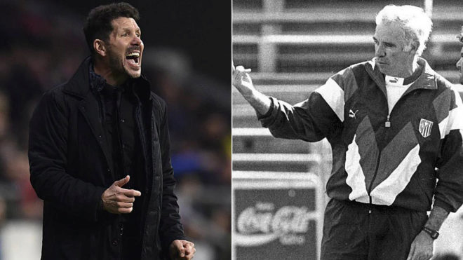 Luis Aragones - Diego Simeone - اتلتیکو مادرید - Atletico Madrid