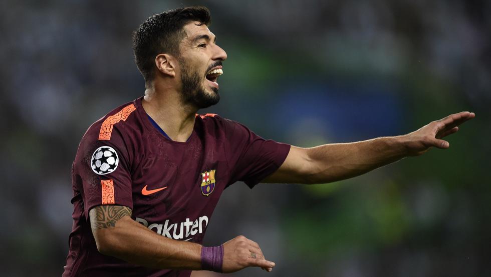 Sporting Lisbon - FC Barcelona -لیگ قهرمانان اروپا - Luis Suarez