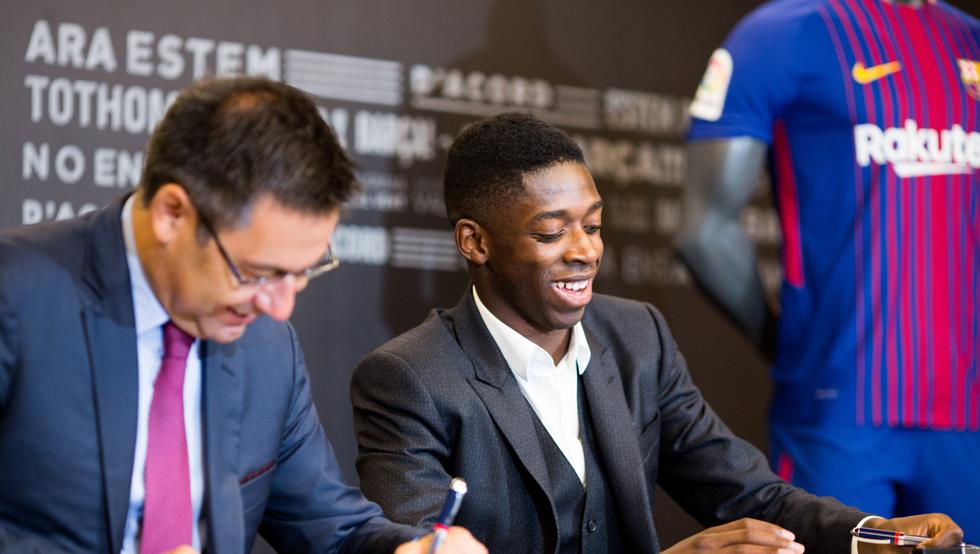 بارسلونا - لالیگا - Ousmane Dembélé  - FC Barcelona - Bartomeu