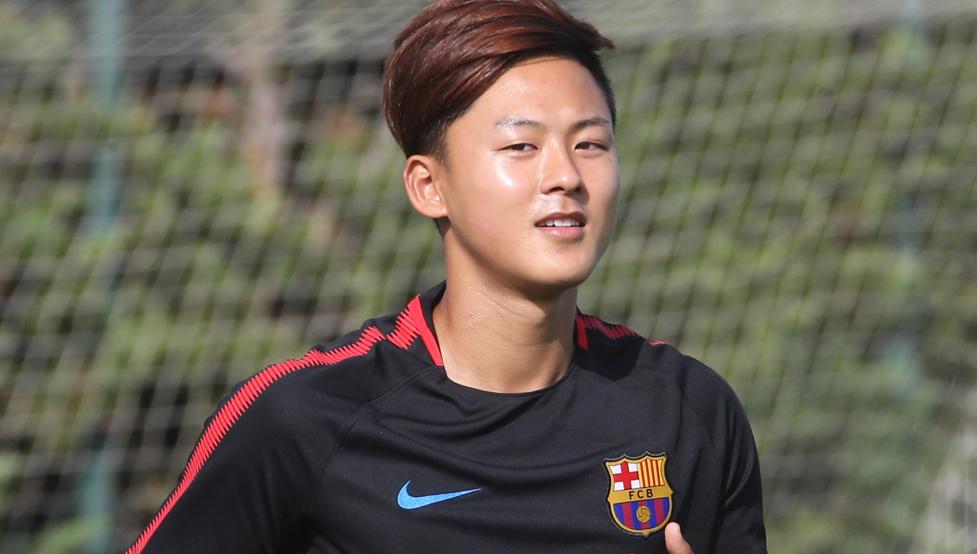 Lee Seung-woo - FC Barcelona - Barca B - Verona - لالیگا - سری آ