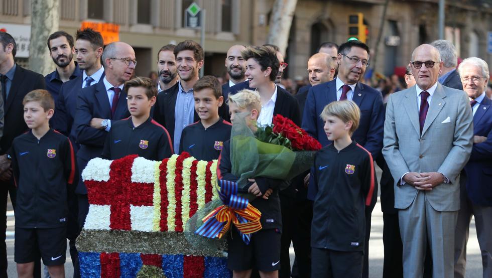 ‌Josep Maria Bartomeu - Sergi Roberto - FC Barcelona - بارسلونا