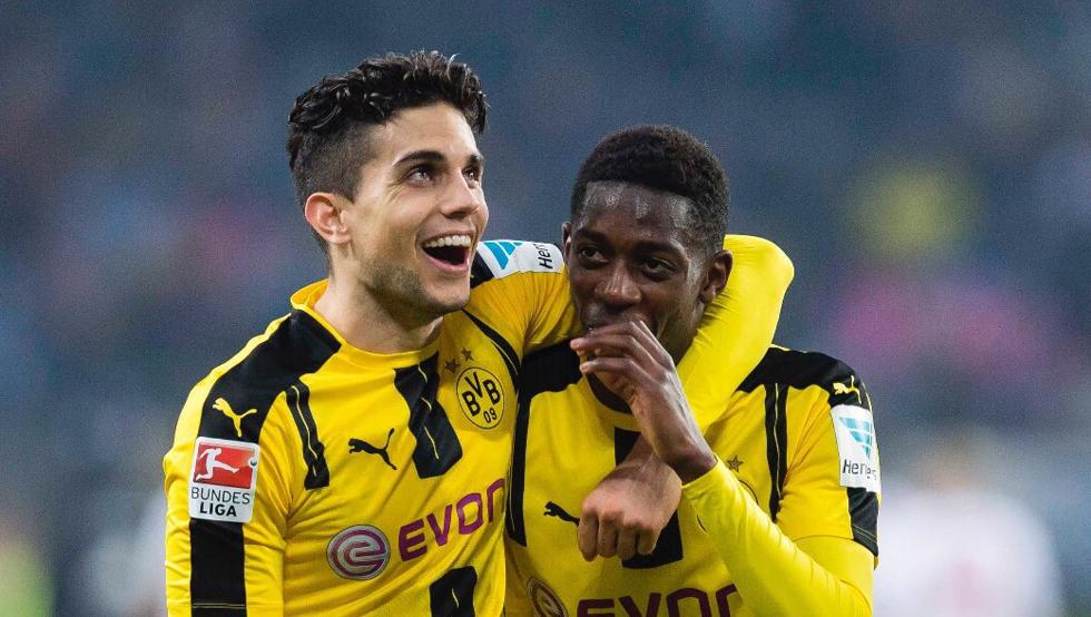 Marc Bartra - Ousmane Dembele - FC Barcelona - بارسلونا - لالیگا