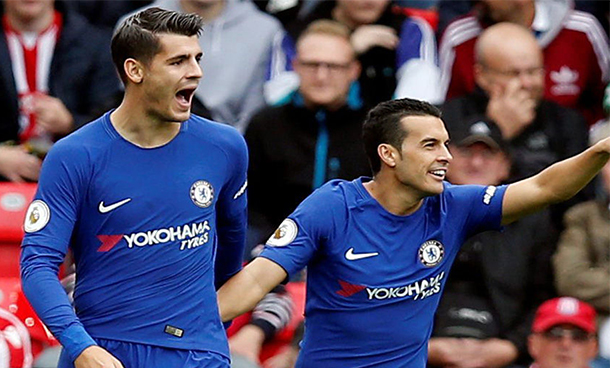 Alvaro Morata - Pedro - Chelsea - لیگ برتر انگلستان - چلسی