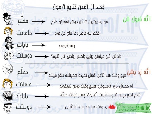 داستان آزمون ورودی …