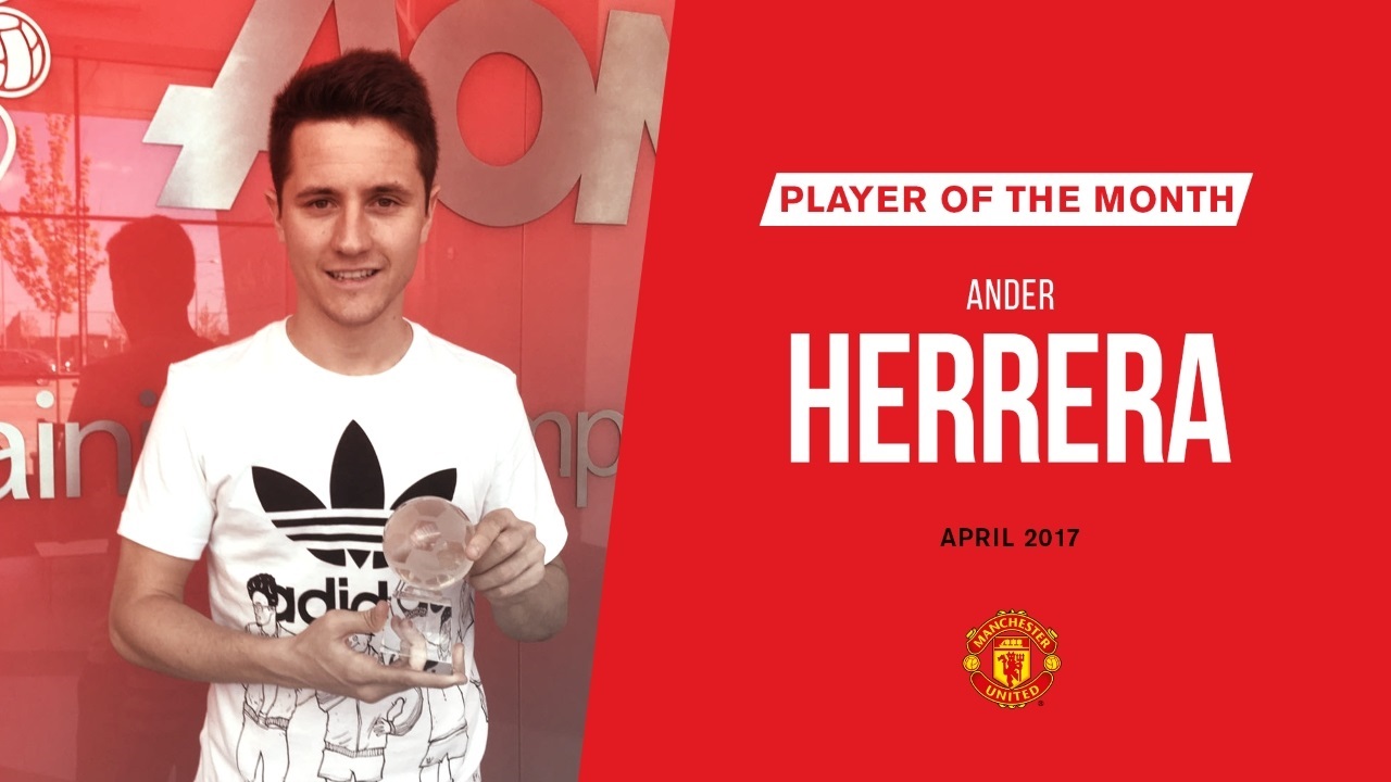 Ander herrera- بازیکن ماه منچستریونایتد