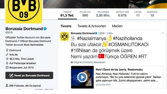 دورتموند- اکانت توییتر- Twitter- Dortmund