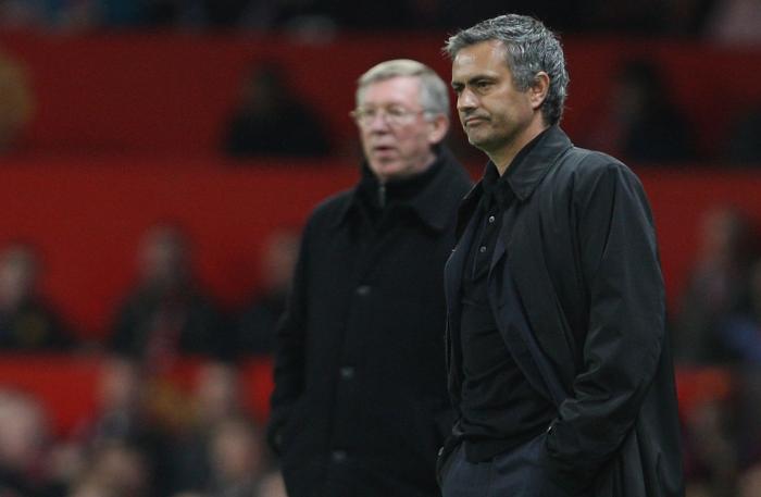 Jose Mourinho- Sir Alex Ferguson- لیگ برتر انگلیس- ورزشگاه اولدترافورد- منچستریونایتد