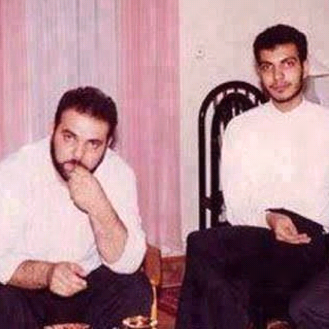عکس قدیمی از عادل و جواد