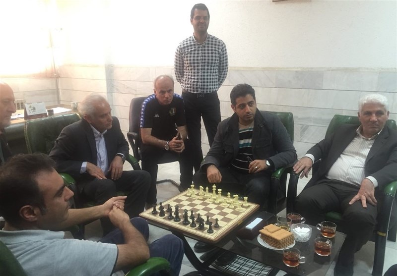 بازدید سجادی از از فدراسیون شطرنج - ملاقات با احسان قائم مقامی