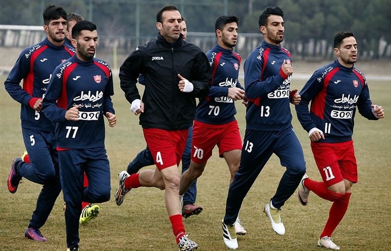 لیگ برتر فوتبال - پرسپولیس - تمرین پرسپولیس