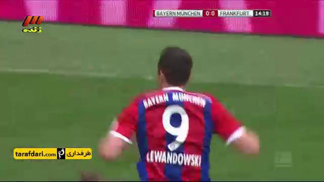 خلاصه بازی بایرن مونیخ 3 - 0 آینتراخت فرانکفورت