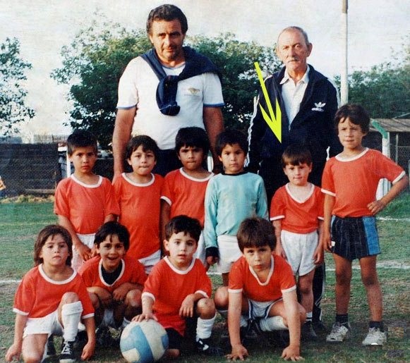 مسی وقتی کوچک بود