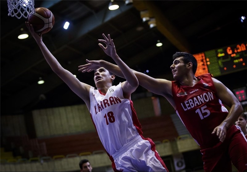 بسکتبال قهرمانی جوانان آسیا - تهران؛ ایران نخستین شکست لبنان را رقم زد و حریف چین شد