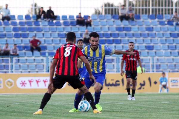 نیمه اول؛ صبای قم 0 - 0 گسترش فولاد