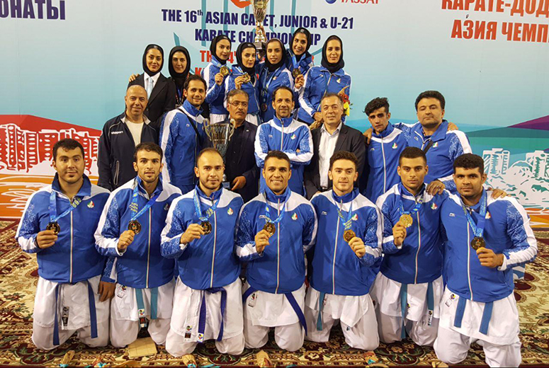 کاراته قهرمانی آسیا-تیم ملی کاراته ایران-ژاپن-قزاقستان