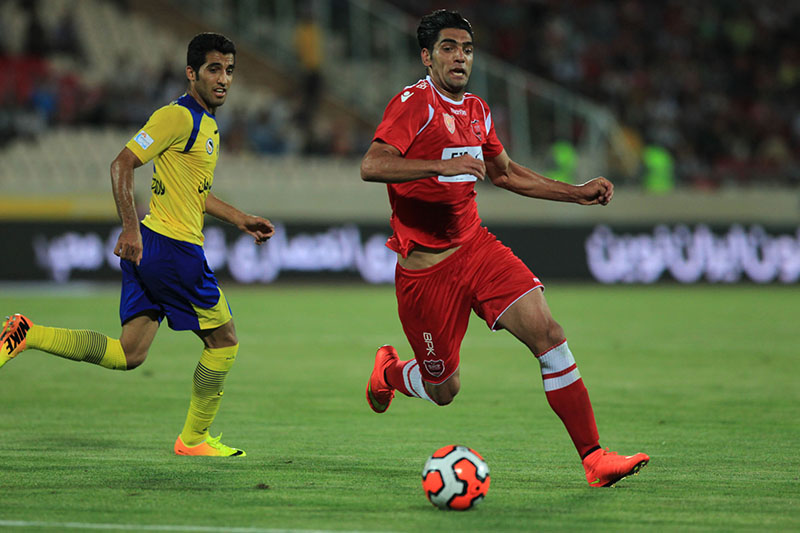 پرسپولیس 1 - 1 نفت مسجد سلیمان ؛ تساوی، گام نخست درخشان با پرسپولیس