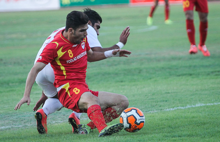 فولاد 1 - 0 گسترش فولاد؛  برد ارزشمند فولاد در وقت اضافه