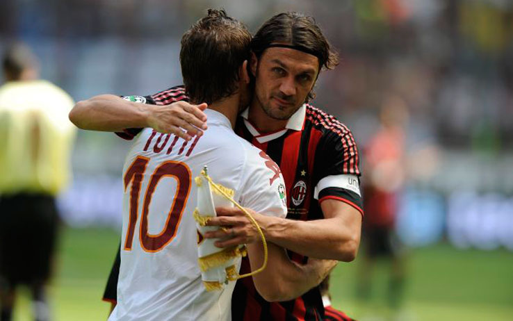 totti & maldini ♥