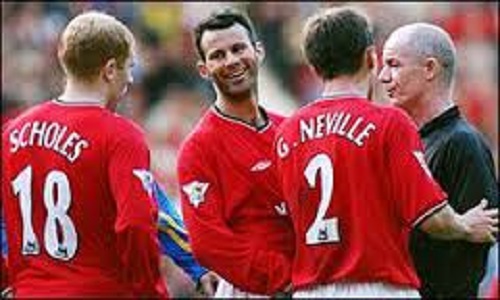 giggs & scholes & nevil