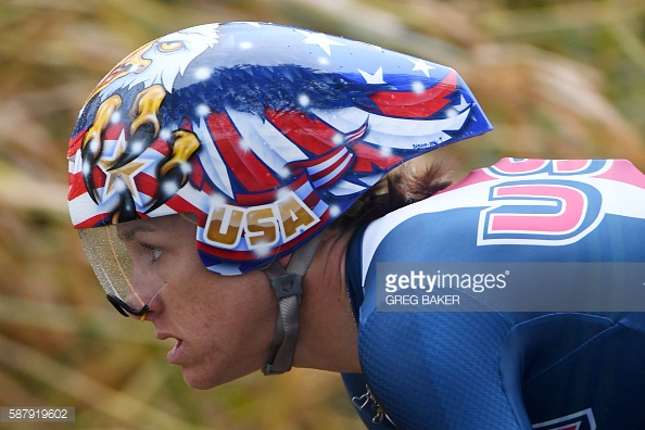 دوچرخه سواری المپیک ریو 2016؛ تایم تریل انفرادی بانوان؛ کریستین آرمسترانگ آمریکایی طلا گرفت